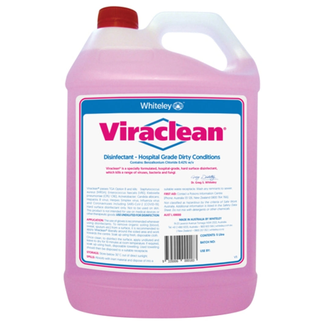 Viraclean hospital grade disinfectant