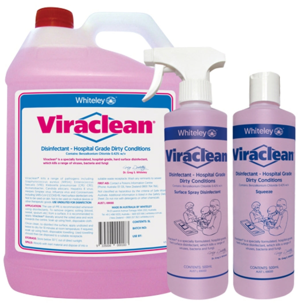 Viraclean hospital grade disinfectant